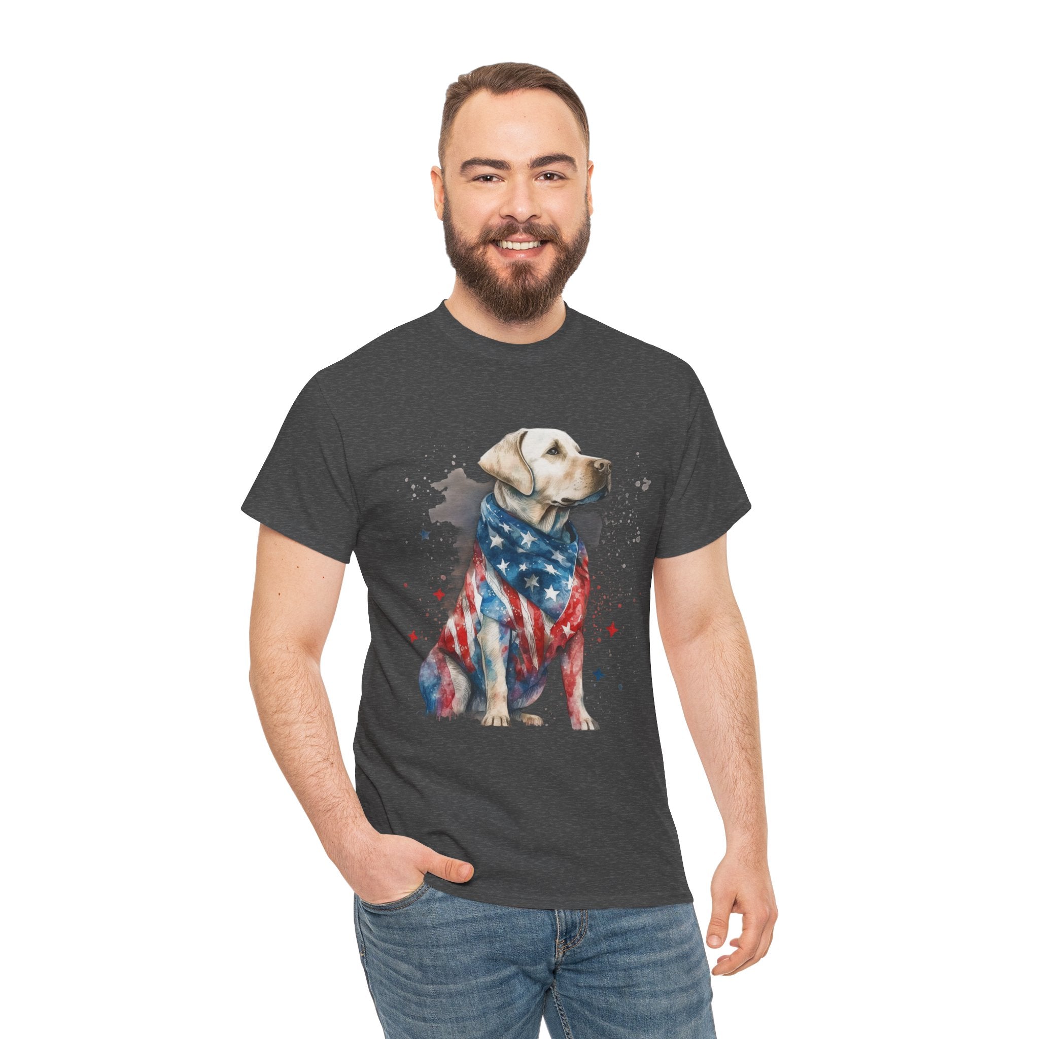 4th of July T-Shirt: Labrador Retriever