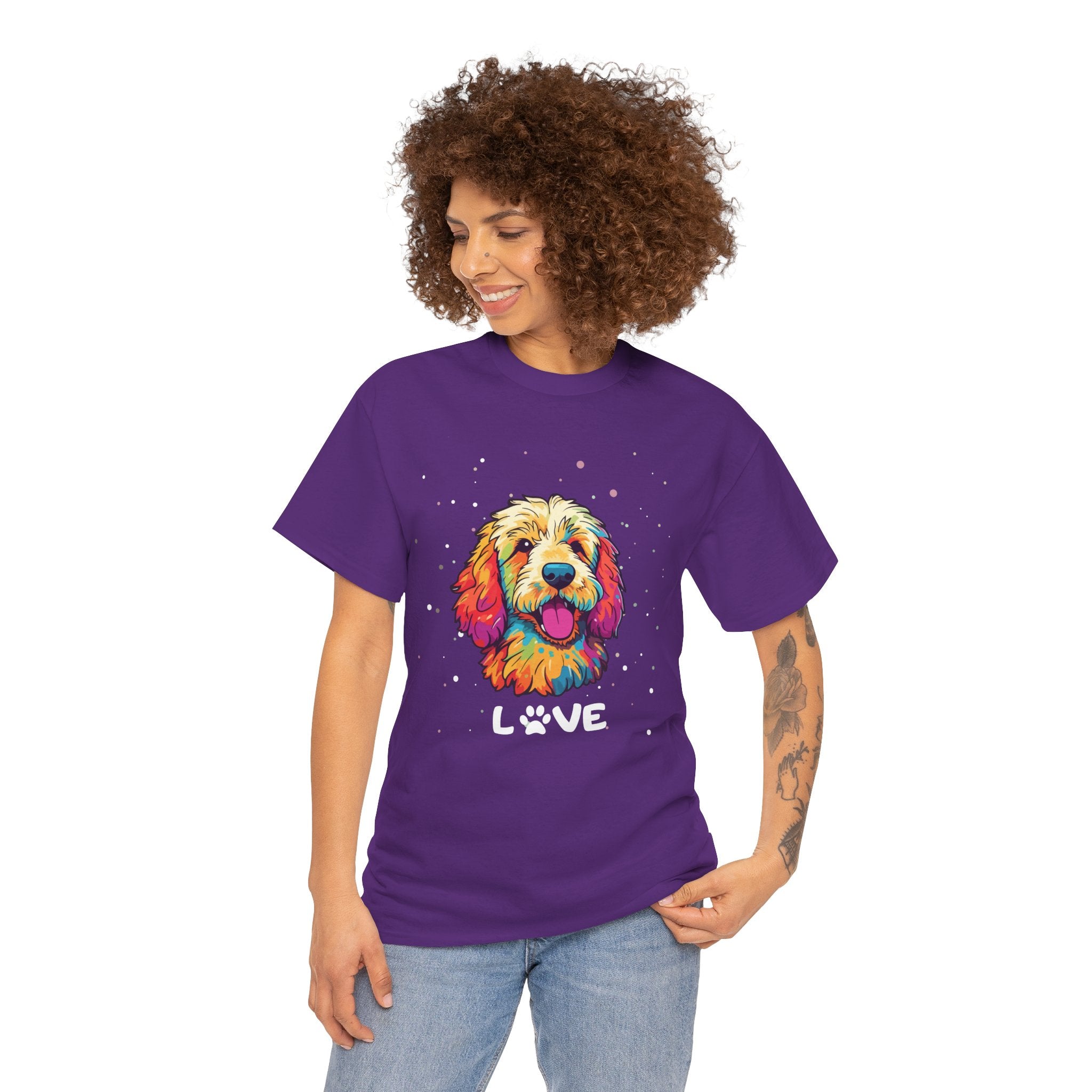 Dog T-Shirt: Goldendoodle Love
