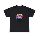 PRIDE T-Shirt: Rainbow Lips