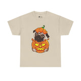 Halloween T-Shirt: Pug in a Pumpkin