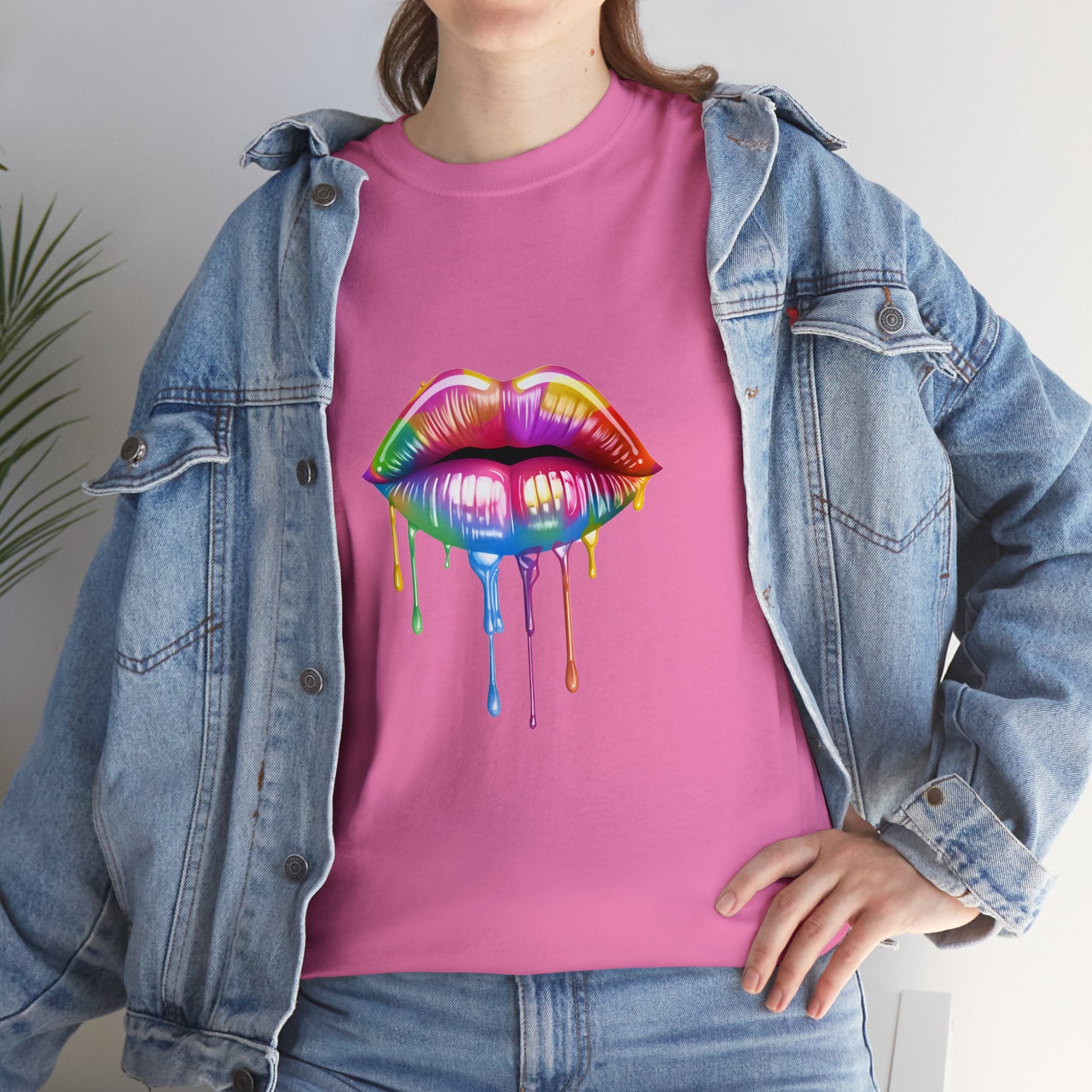 PRIDE T-Shirt: Rainbow Lips