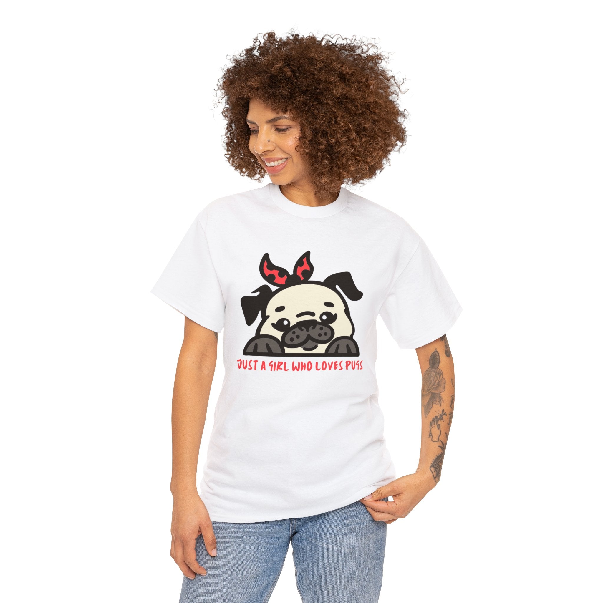 Pug T-Shirt: Just A Girl Who Loves Pugs #3