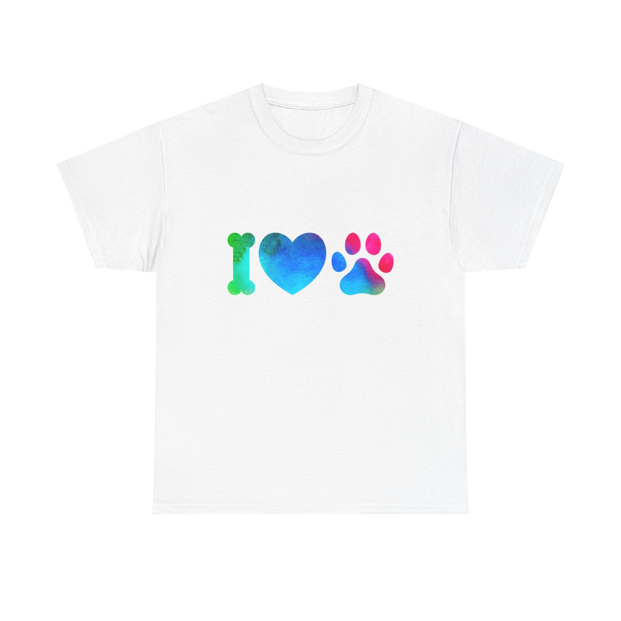 Pet Inspired T-Shirt: I Love Paws