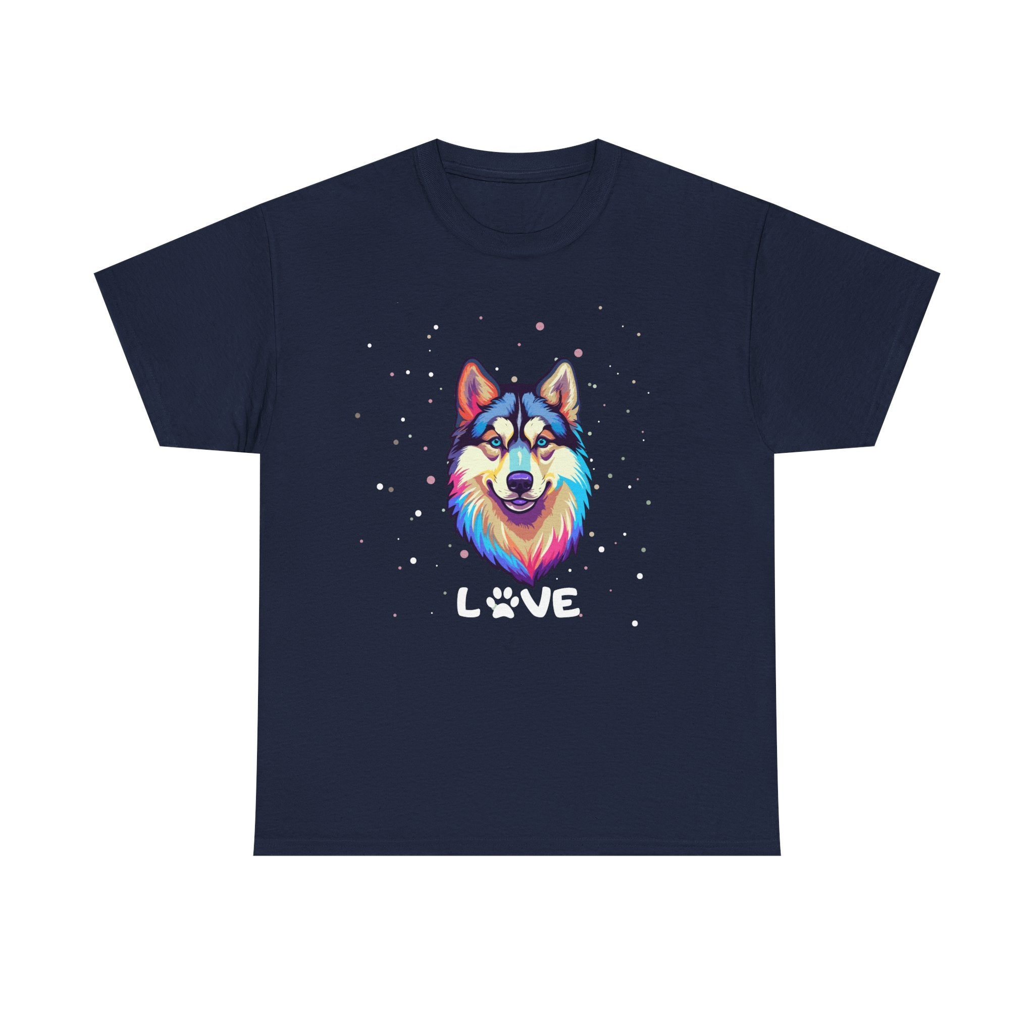 Dog T-Shirt: Husky Love