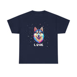 Dog T-Shirt: Husky Love