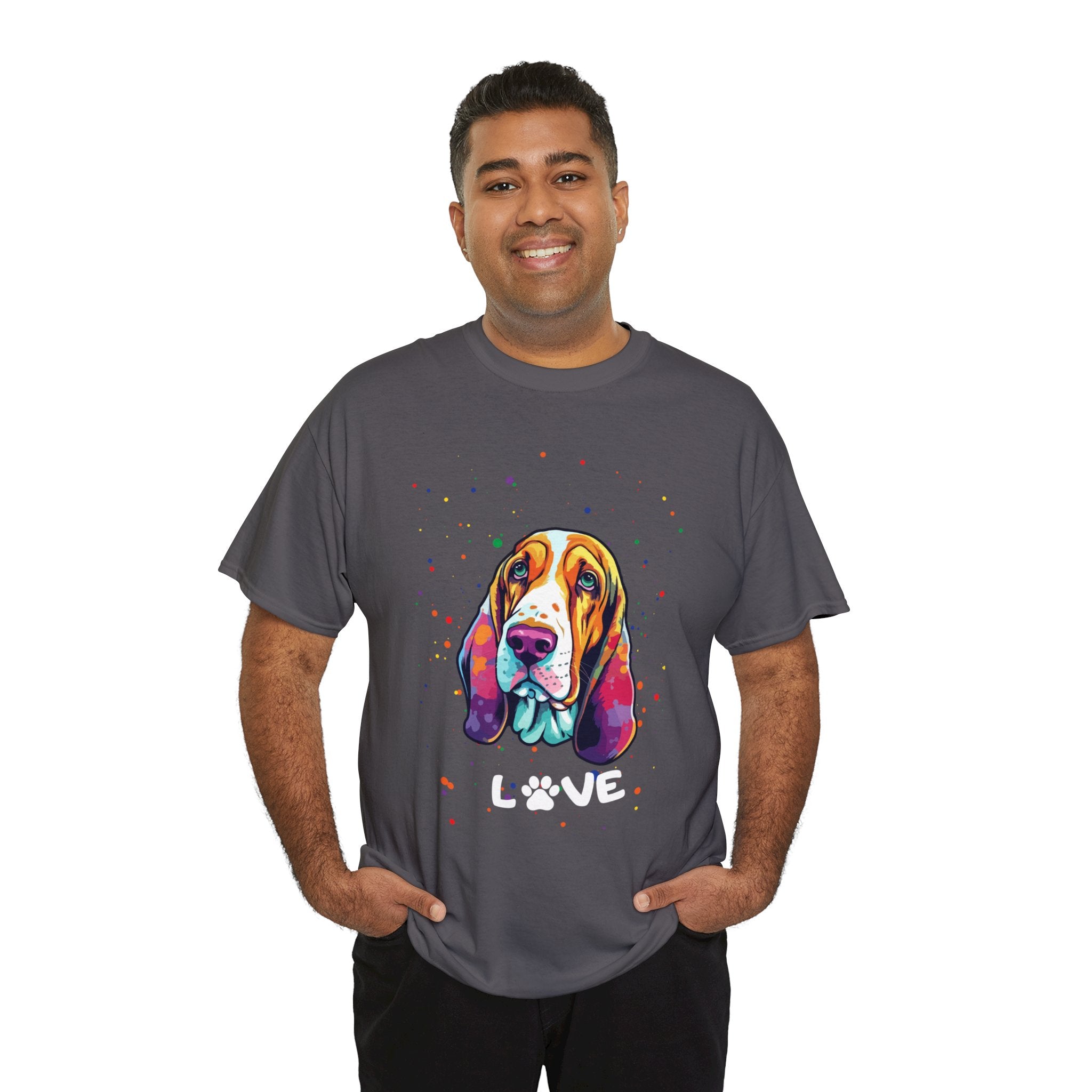Dog T-Shirt: Bassett Hound Love