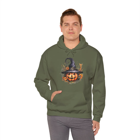 Halloween Hoodie: Witchy Pumpkin