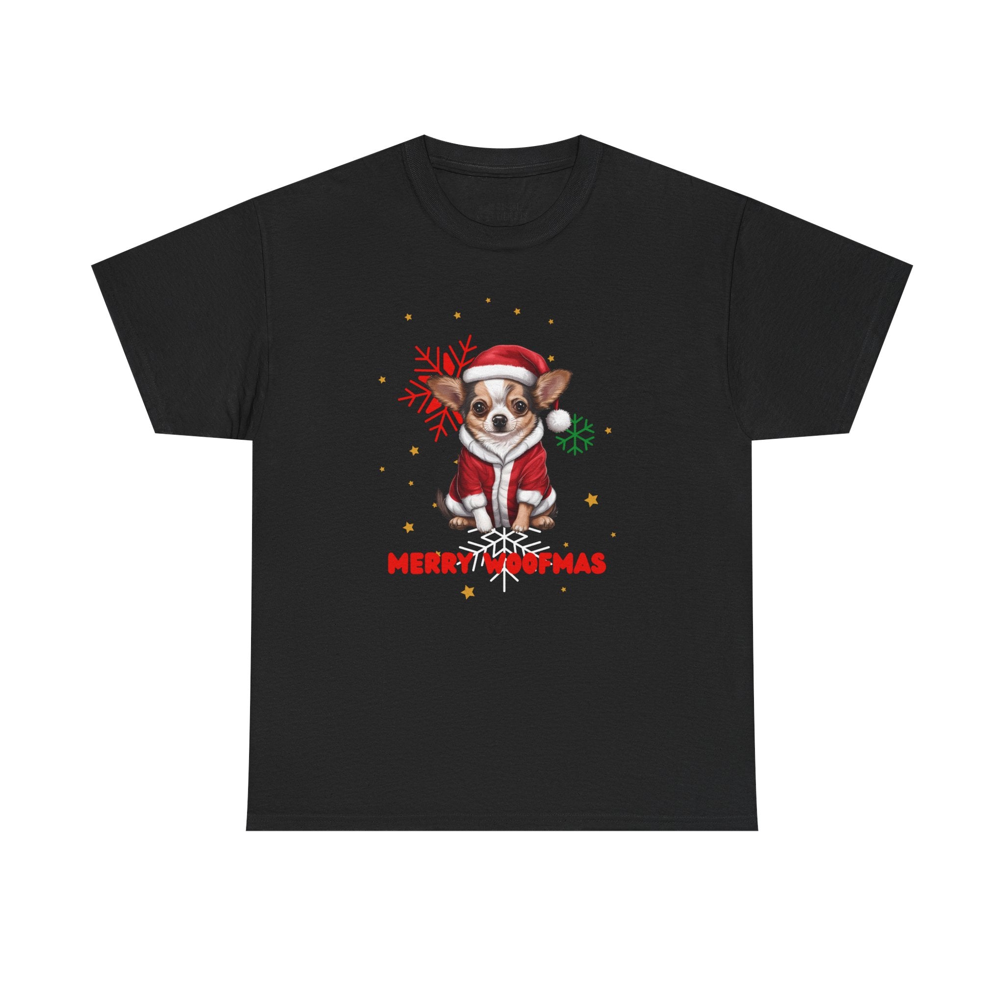 Christmas T-Shirt: Santa Hat Chihuahua
