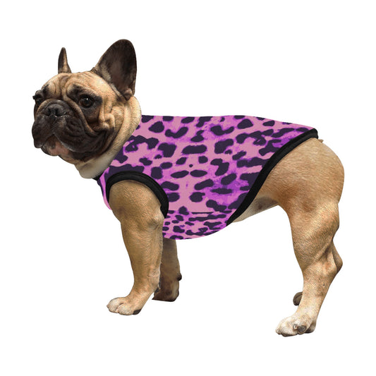 Pink Leopard Print Pet Tank Top