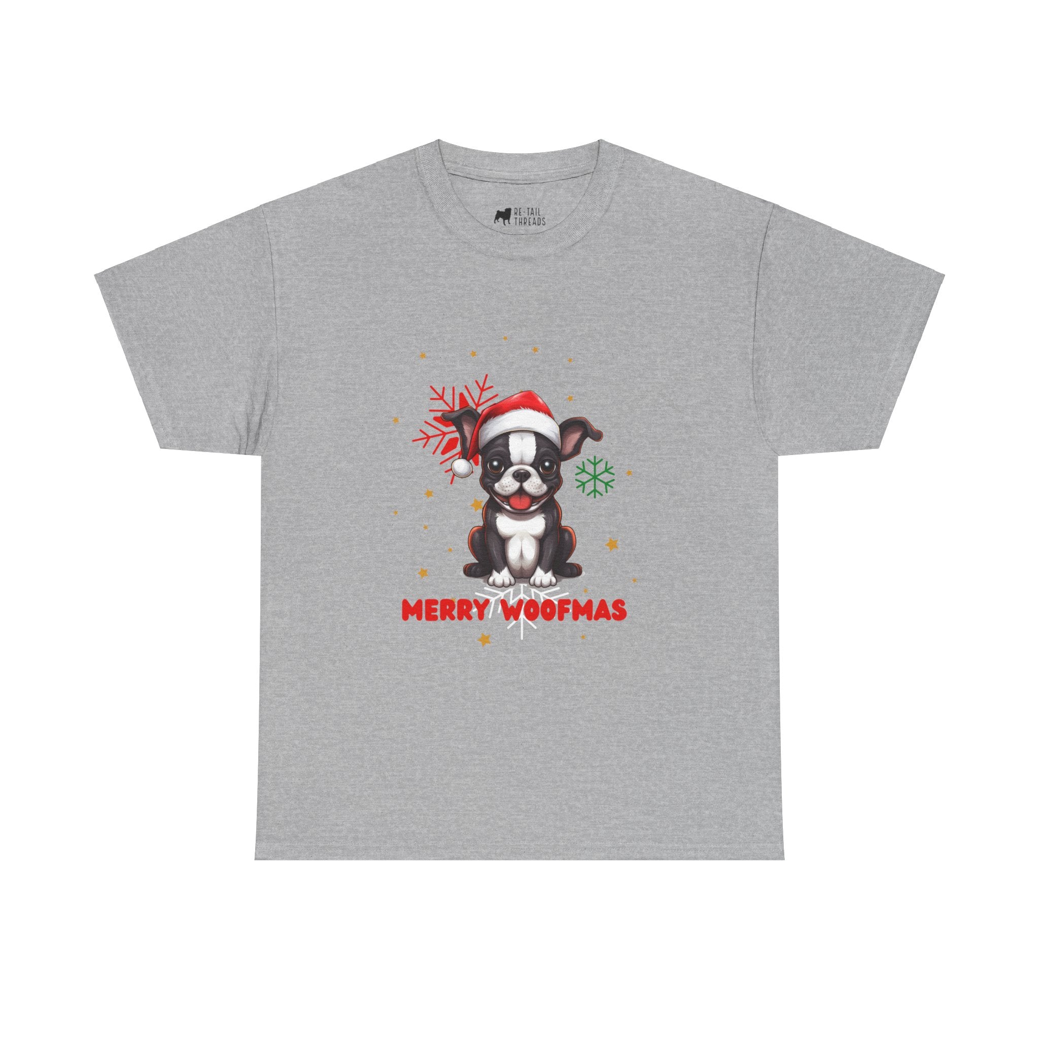 Christmas T-Shirt: Boston Terrier