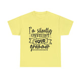 Funny T-Shirt: Correcting Grammar
