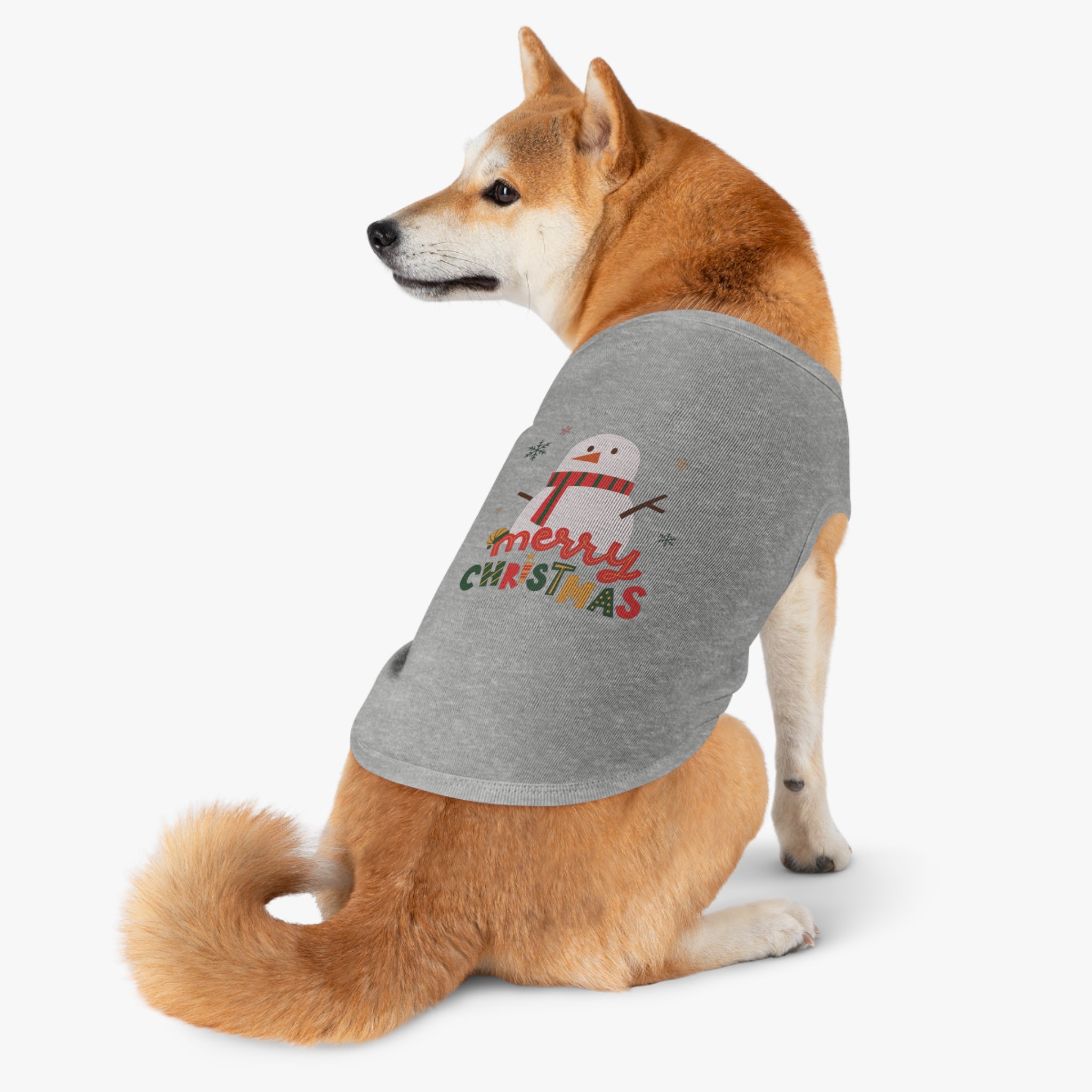 Christmas Pet Shirt: Snowman Merry Christmas