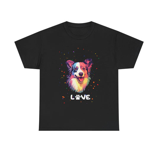 Dog T-Shirt: Border Collie Love