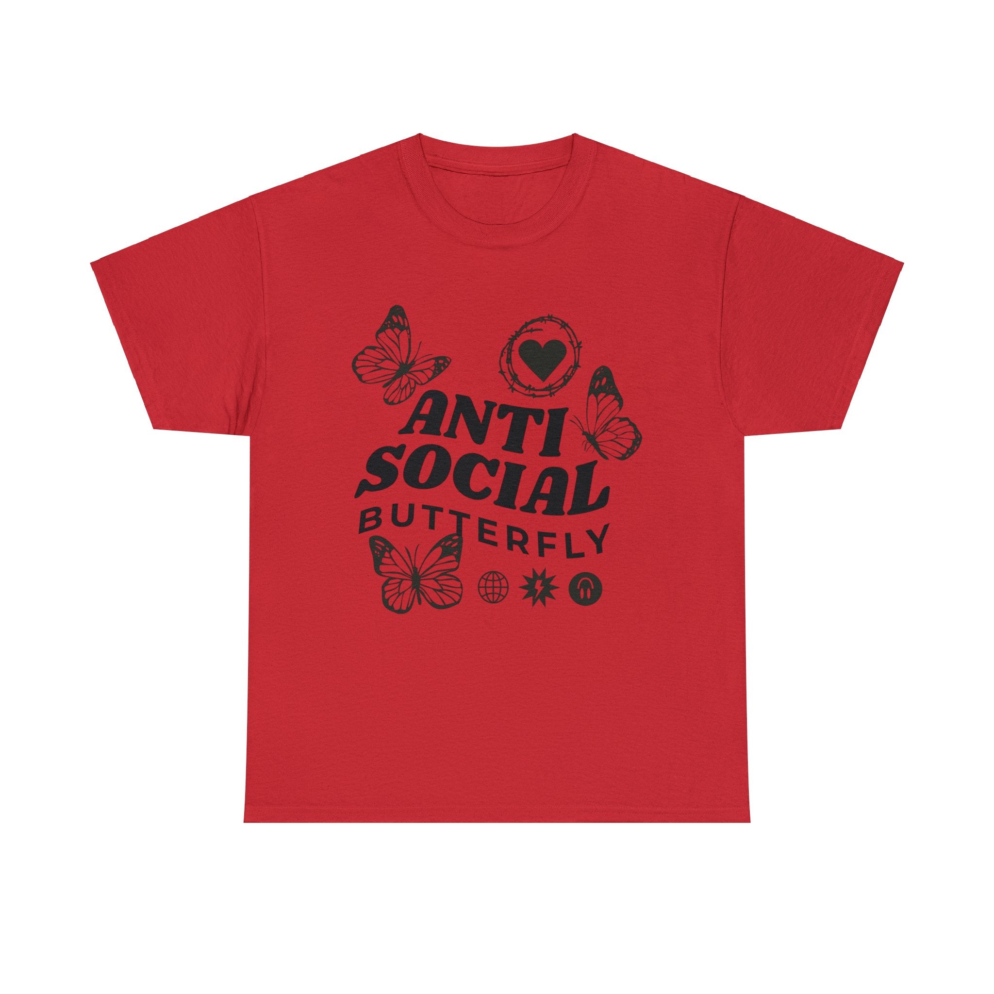 Funny T-Shirt: Anti-Social Butterfly