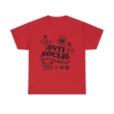 Funny T-Shirt: Anti-Social Butterfly