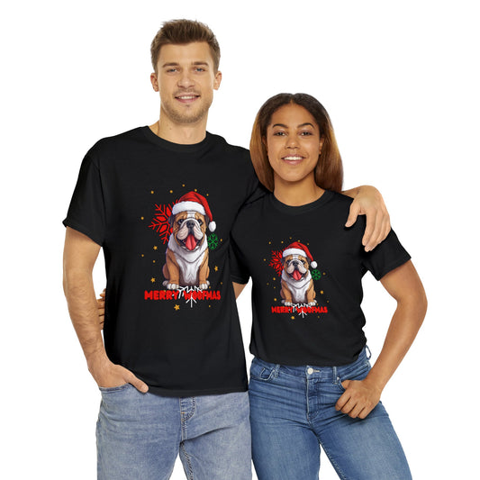 Christmas T-Shirt: English Bulldog