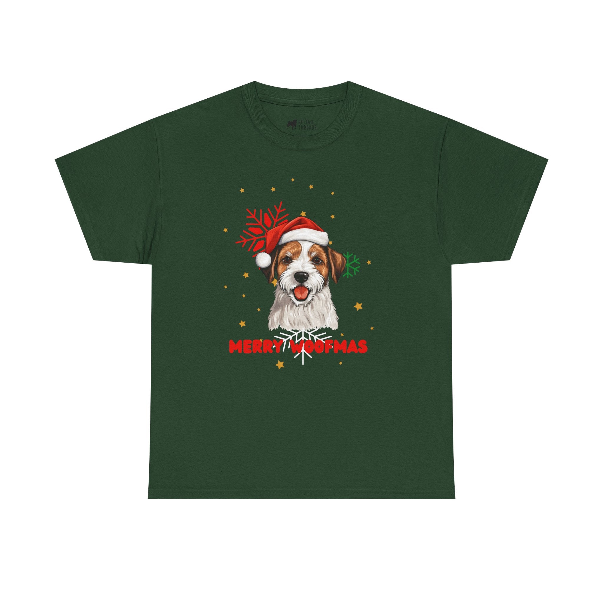 Christmas T-Shirt: Santa Hat Jack Russell Terrier