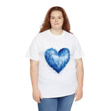 Love T-Shirt: Blue Heart