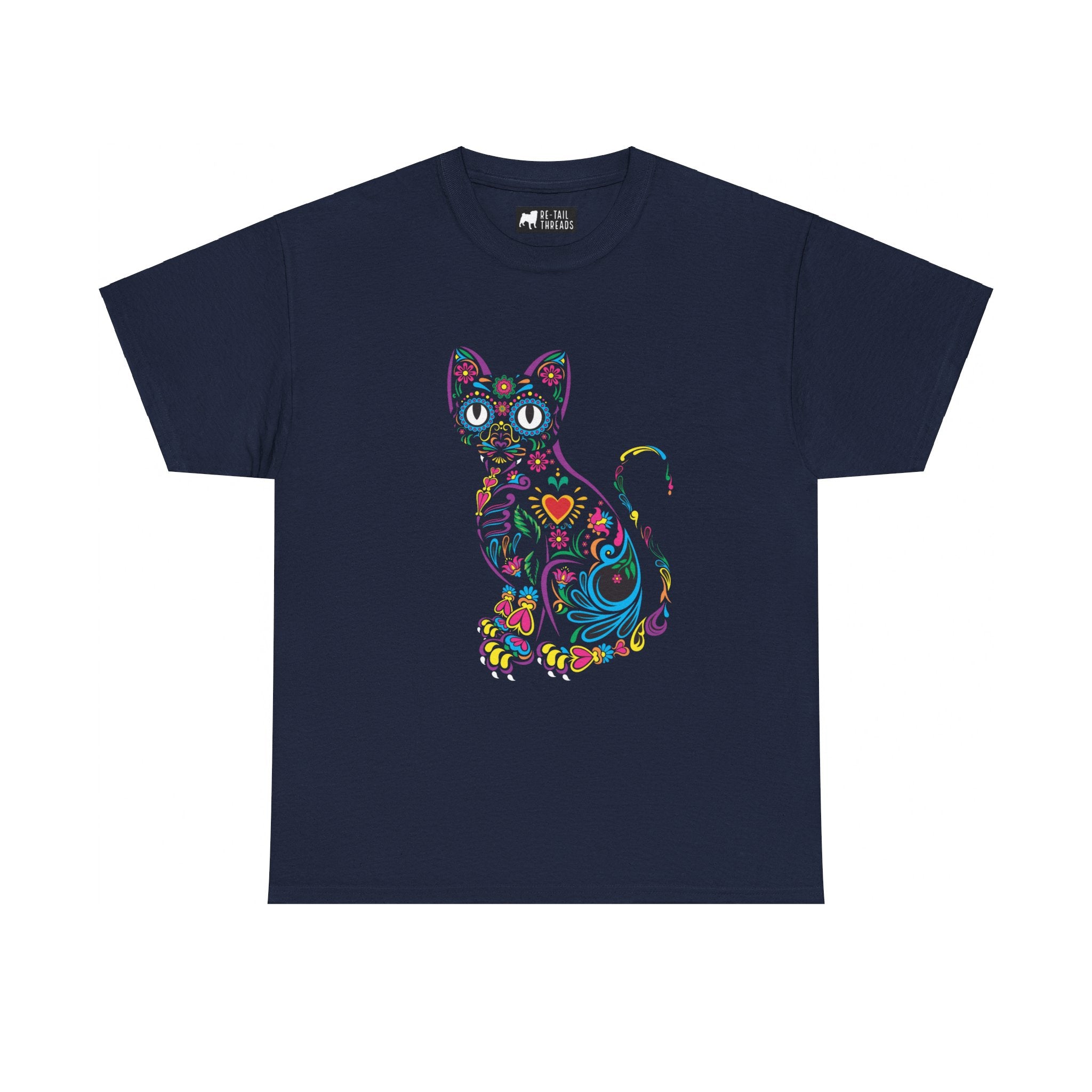 Cat T-Shirt: Colorful Cat