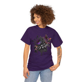 Summer T-Shirt: Black Flower