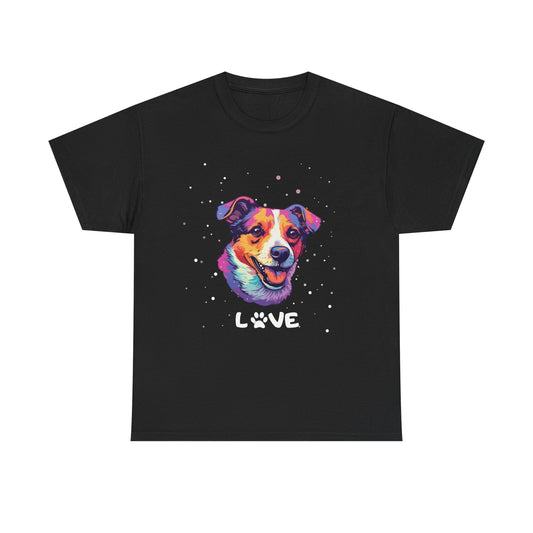 Dog T-Shirt: Jack Russell Terrier Love