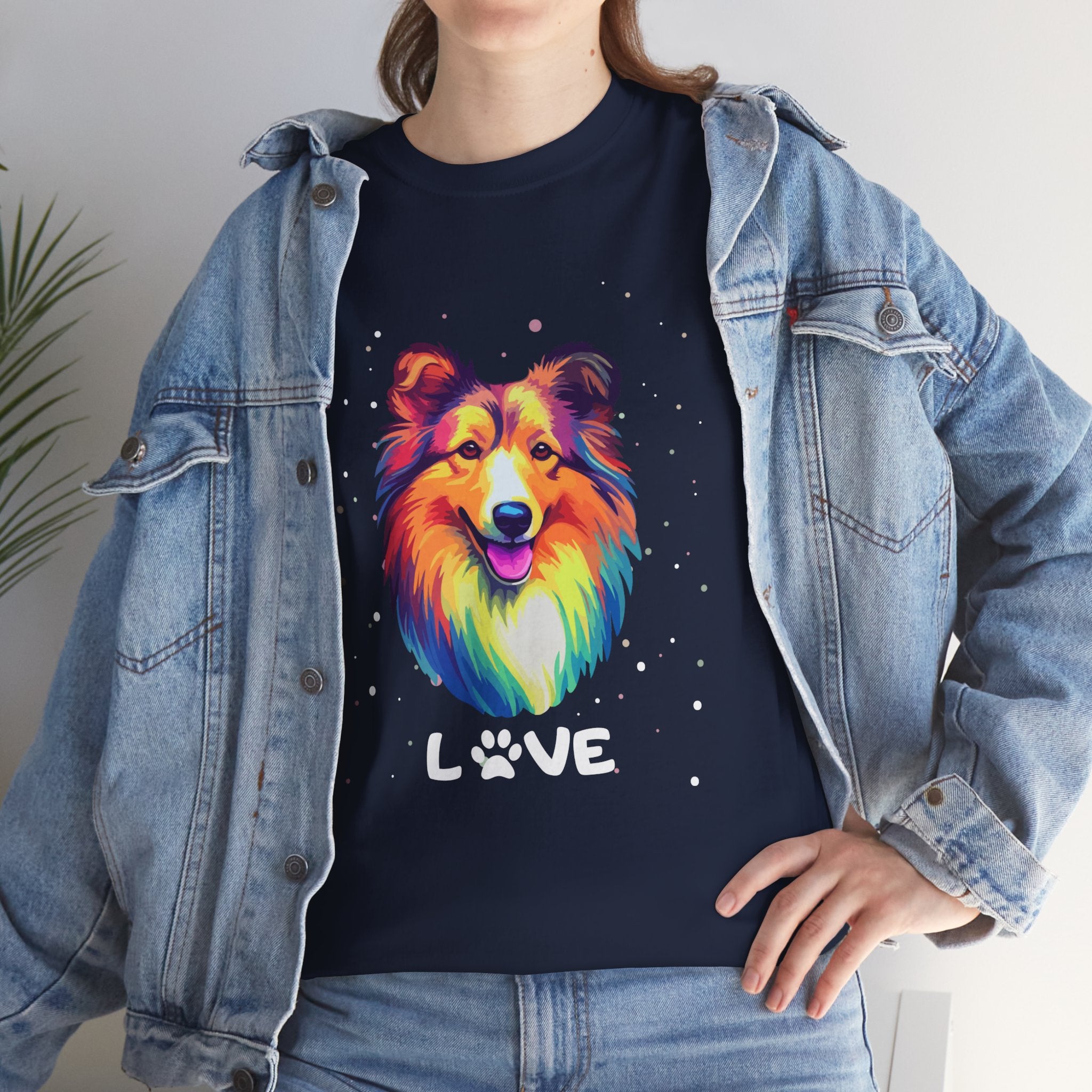 Dog T-Shirt: Shetland Sheepdog Love