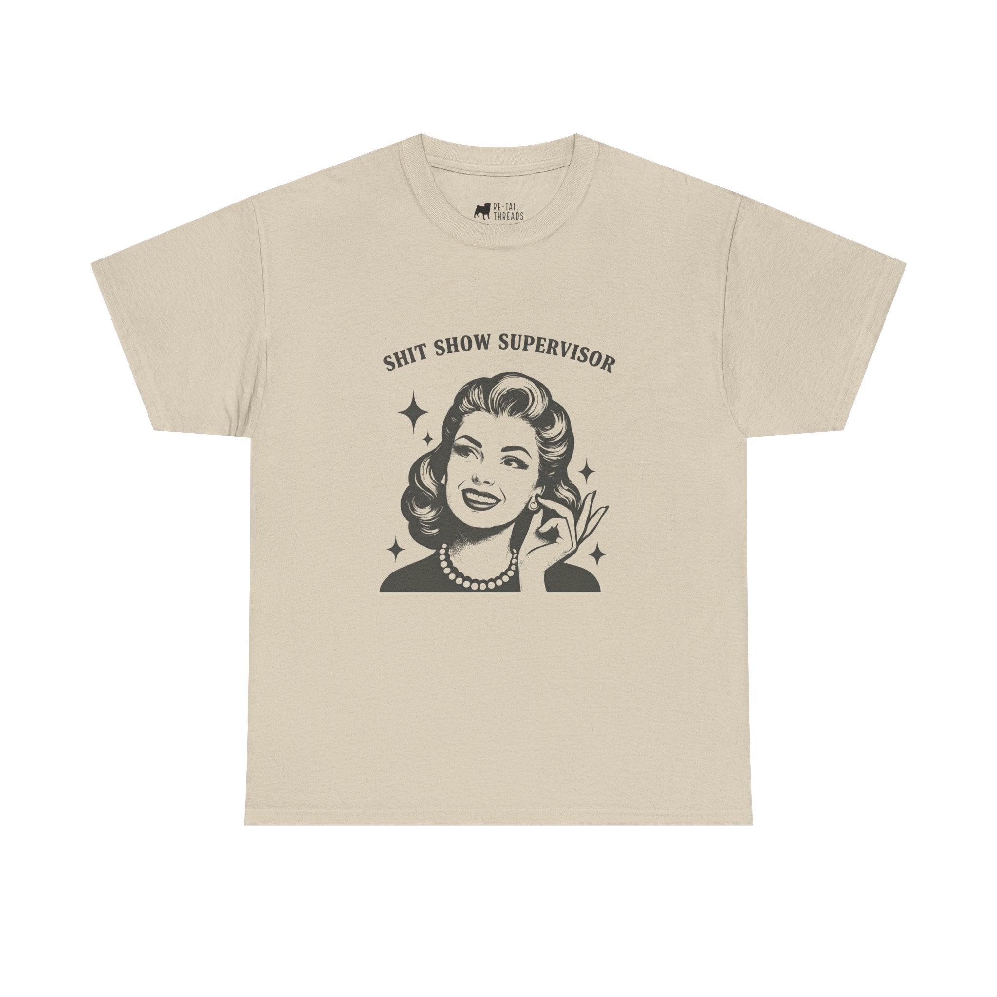 Shit Show Supervisor Retro Graphic Tee