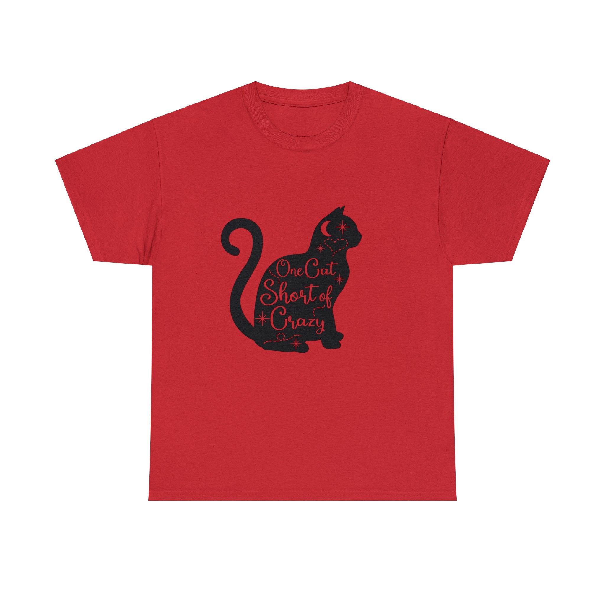 Cat T-Shirt: One Cat Short of Crazy #1