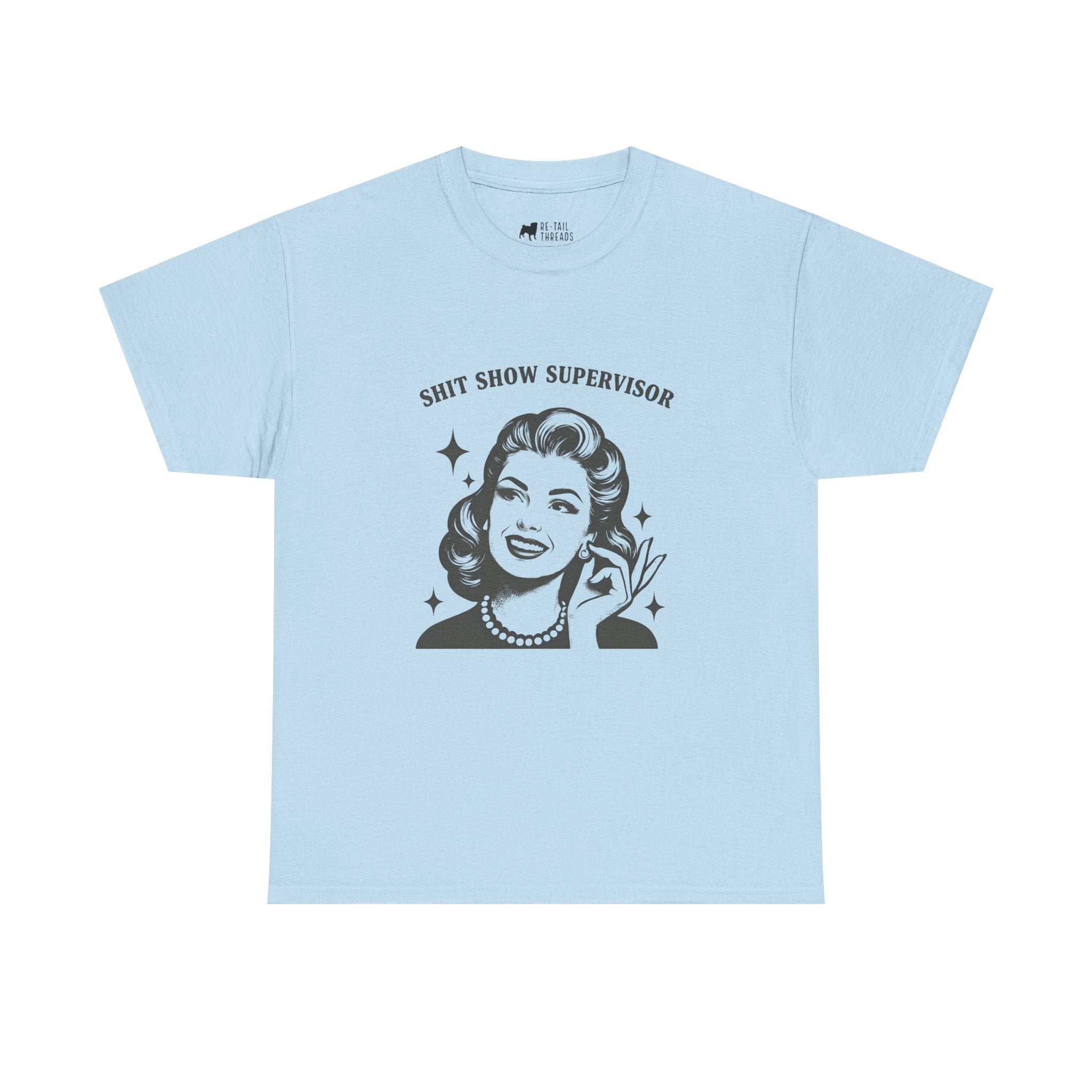 Shit Show Supervisor Retro Graphic Tee