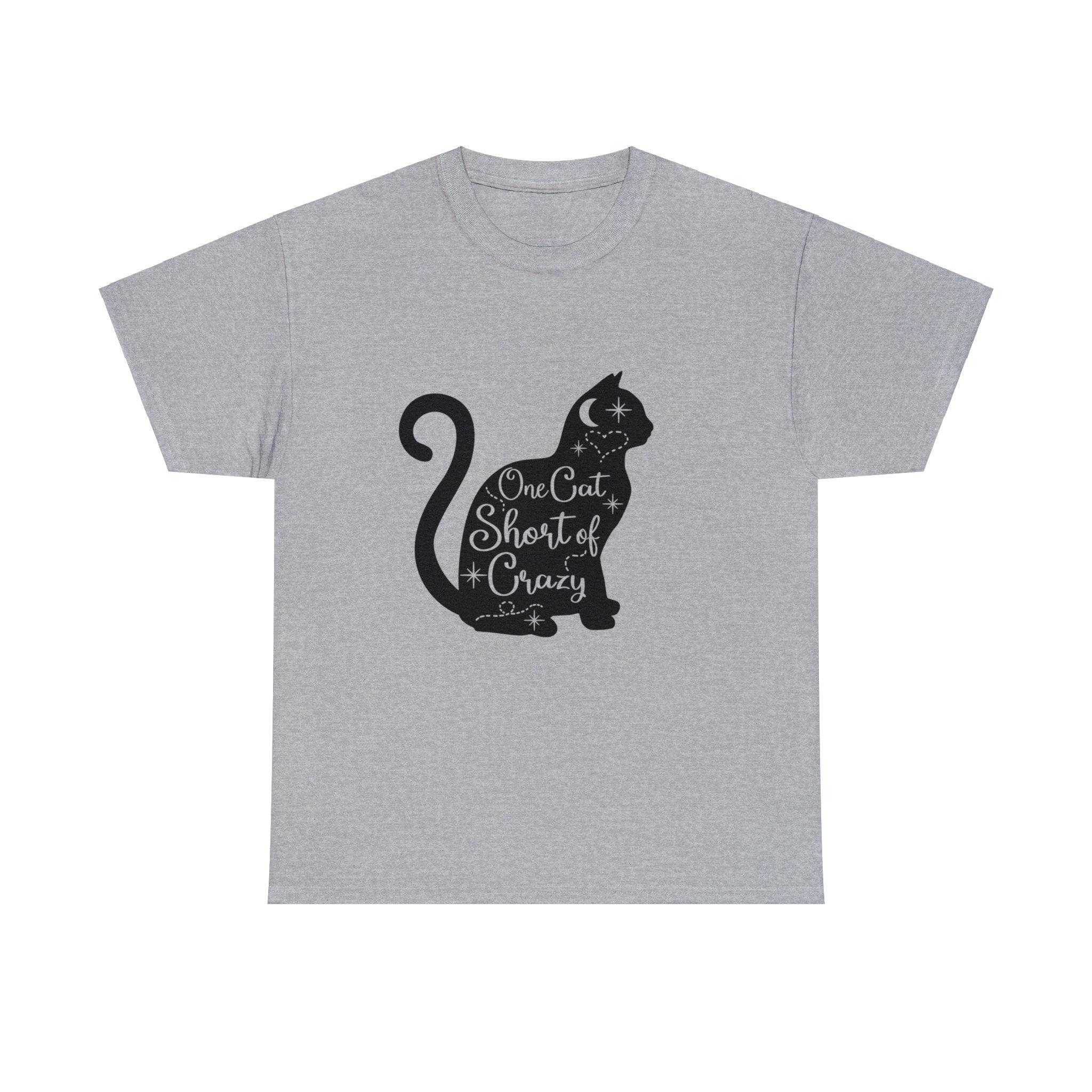 Cat T-Shirt: One Cat Short of Crazy #1