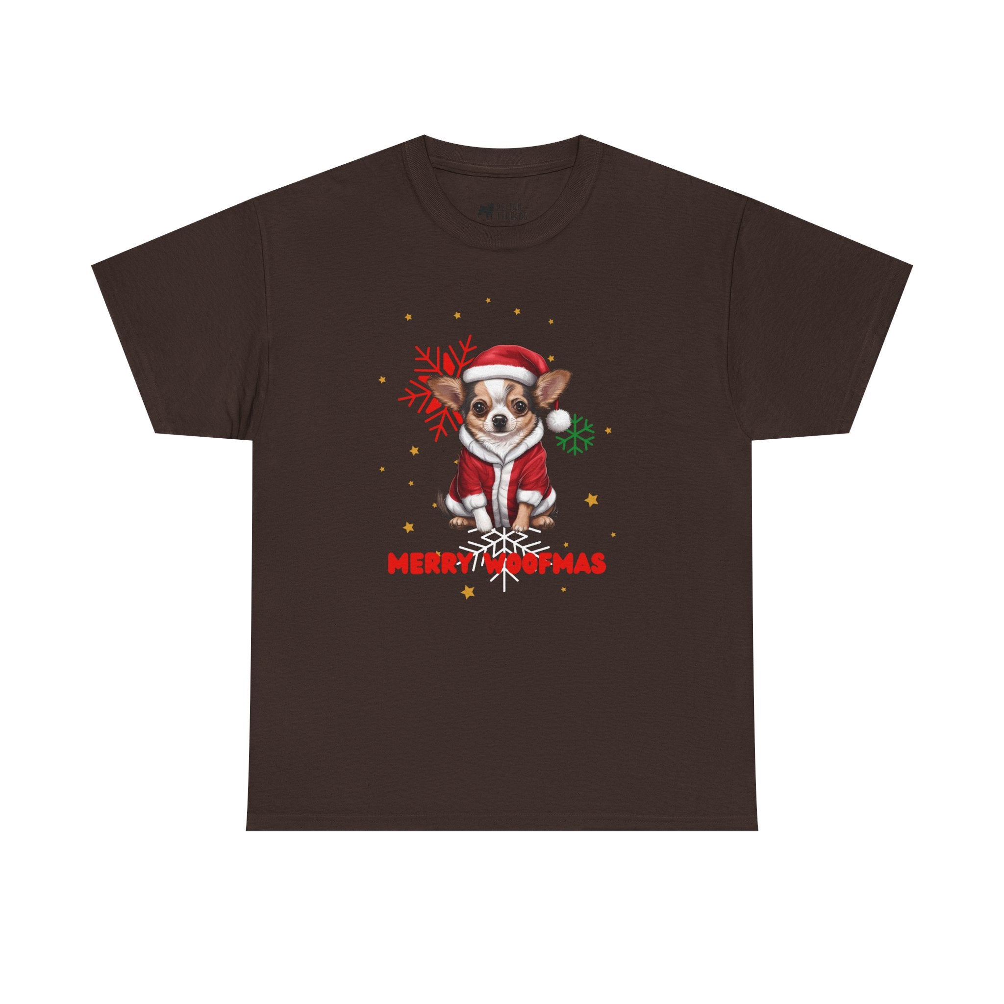 Christmas T-Shirt: Santa Hat Chihuahua