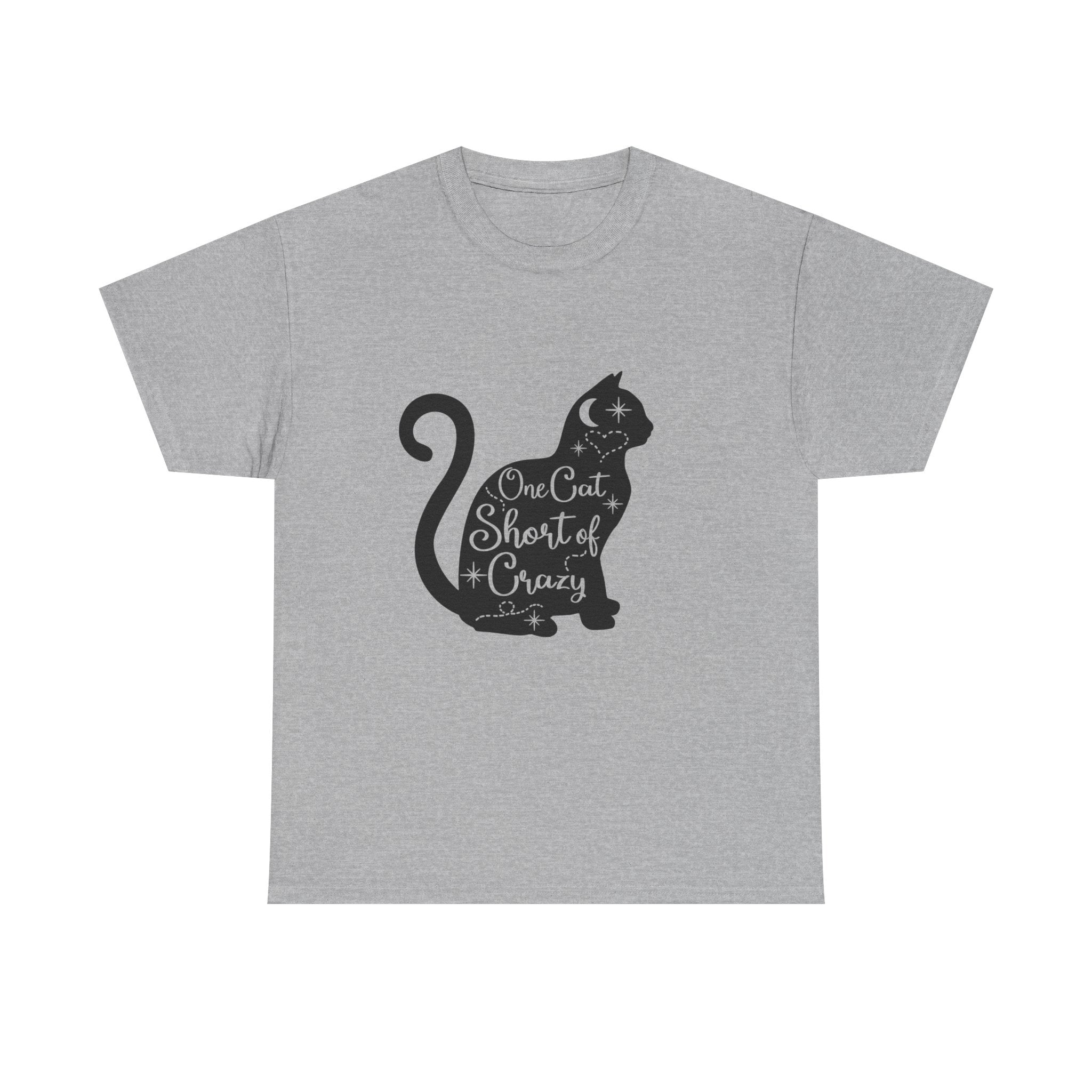 Cat T-Shirt: One Cat Short of Crazy #1