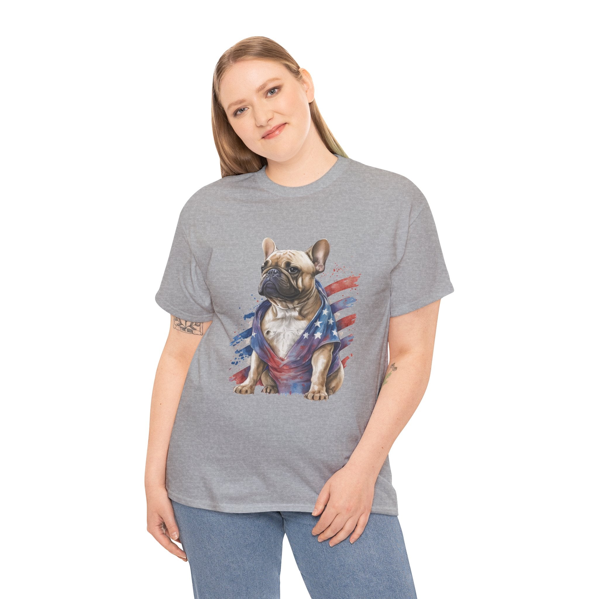 4th of July T-Shirt: Patriotic Frenchie
