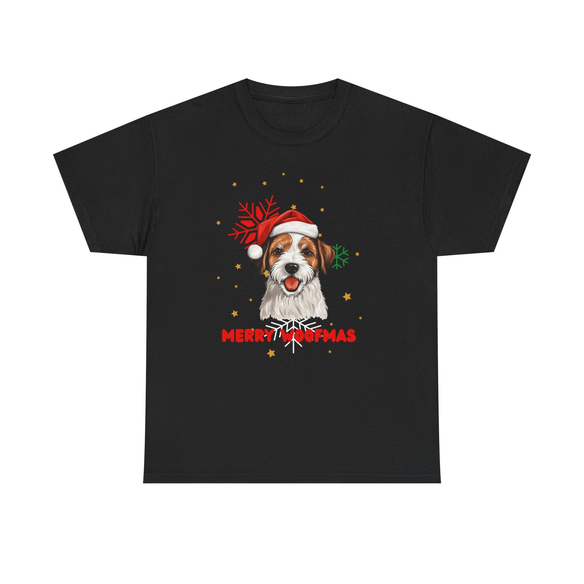Christmas T-Shirt: Santa Hat Jack Russell Terrier