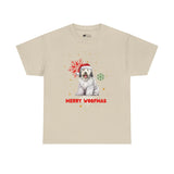Christmas T-Shirt: Santa Hat Sheepdog