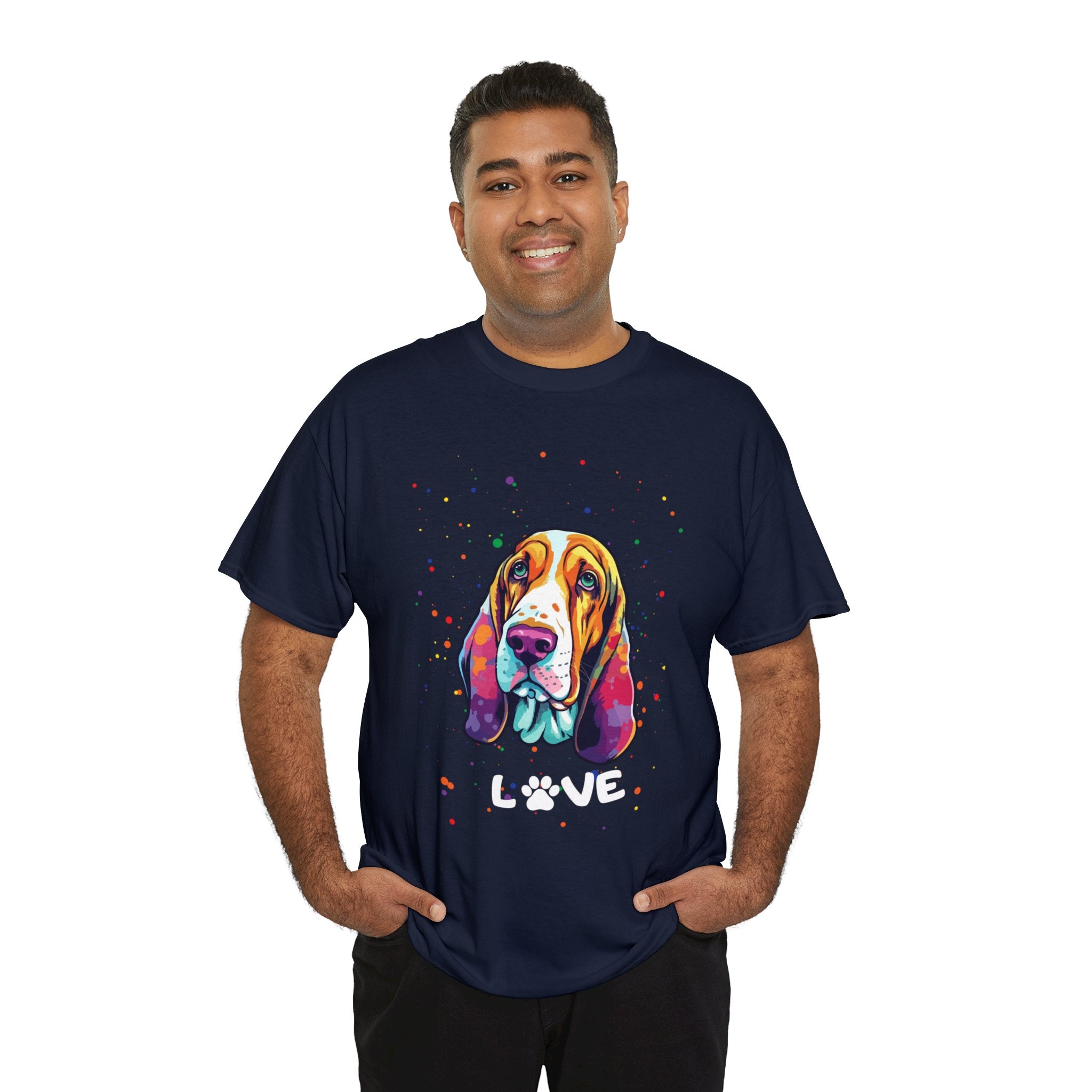 Dog T-Shirt: Bassett Hound Love