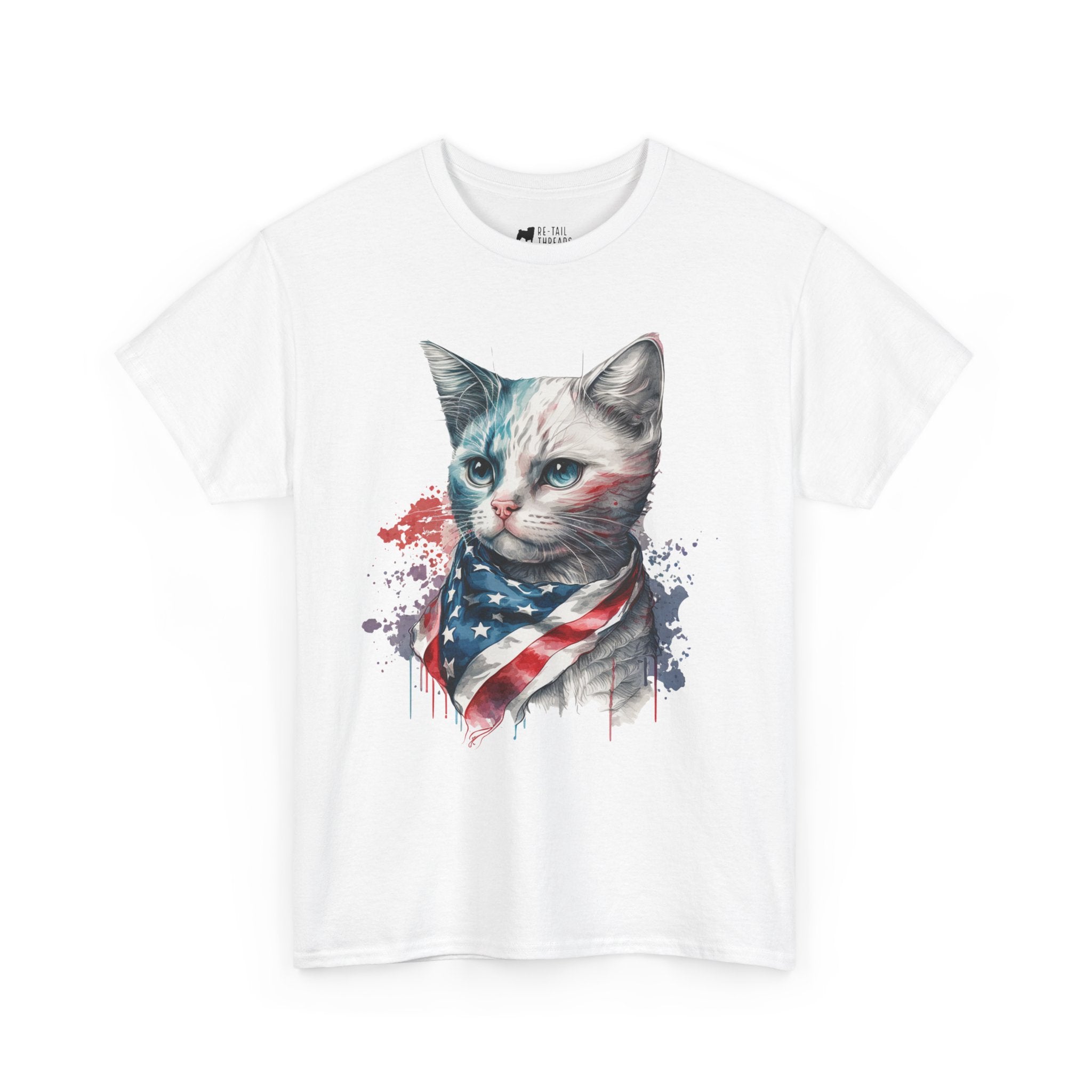 4th of July T-Shirt: Cat