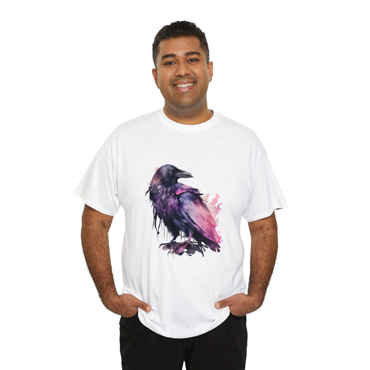 Bird T-Shirt: Watercolor Crow