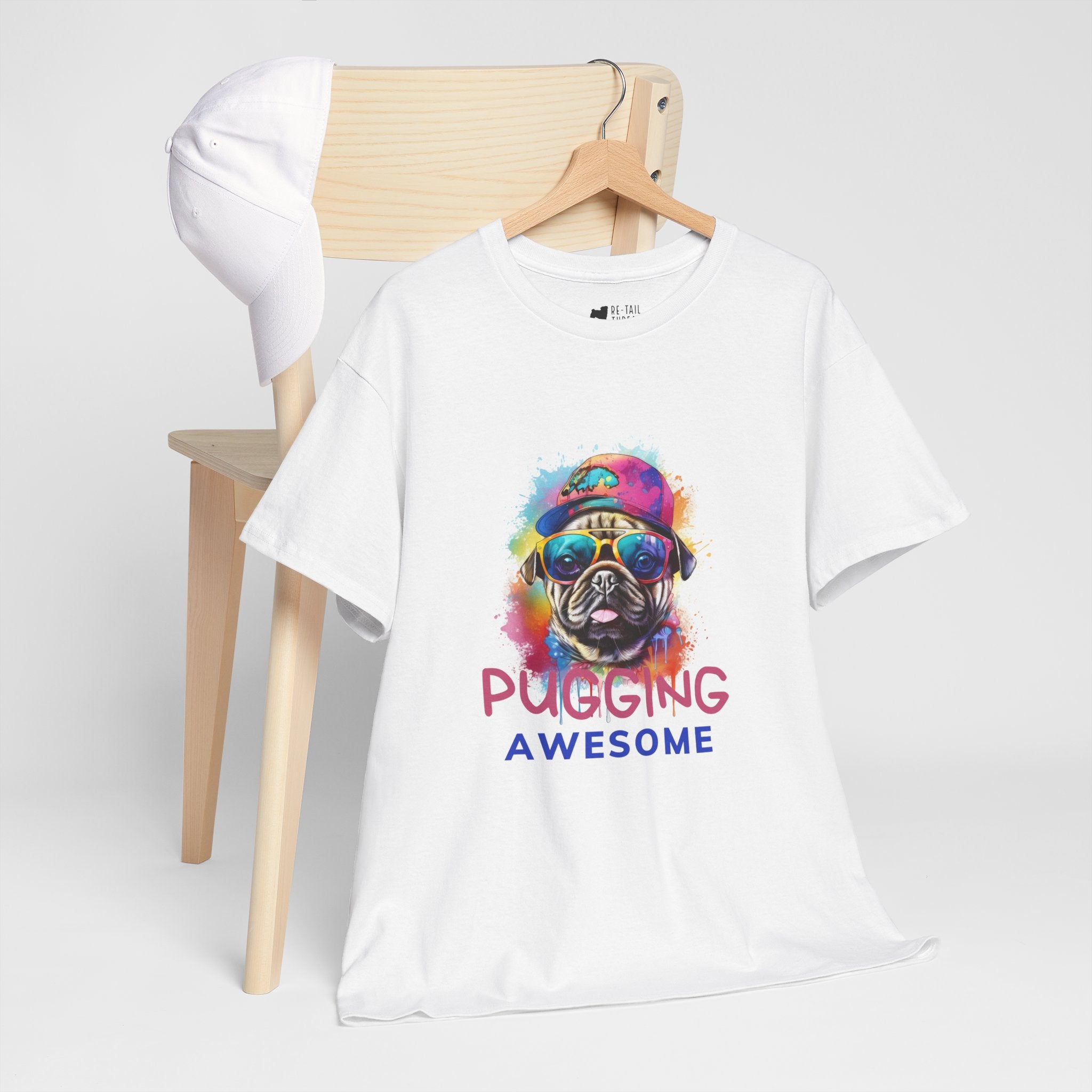 Pug T-Shirt: Pugging Awesome