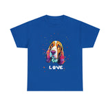 Dog T-Shirt: Bassett Hound Love