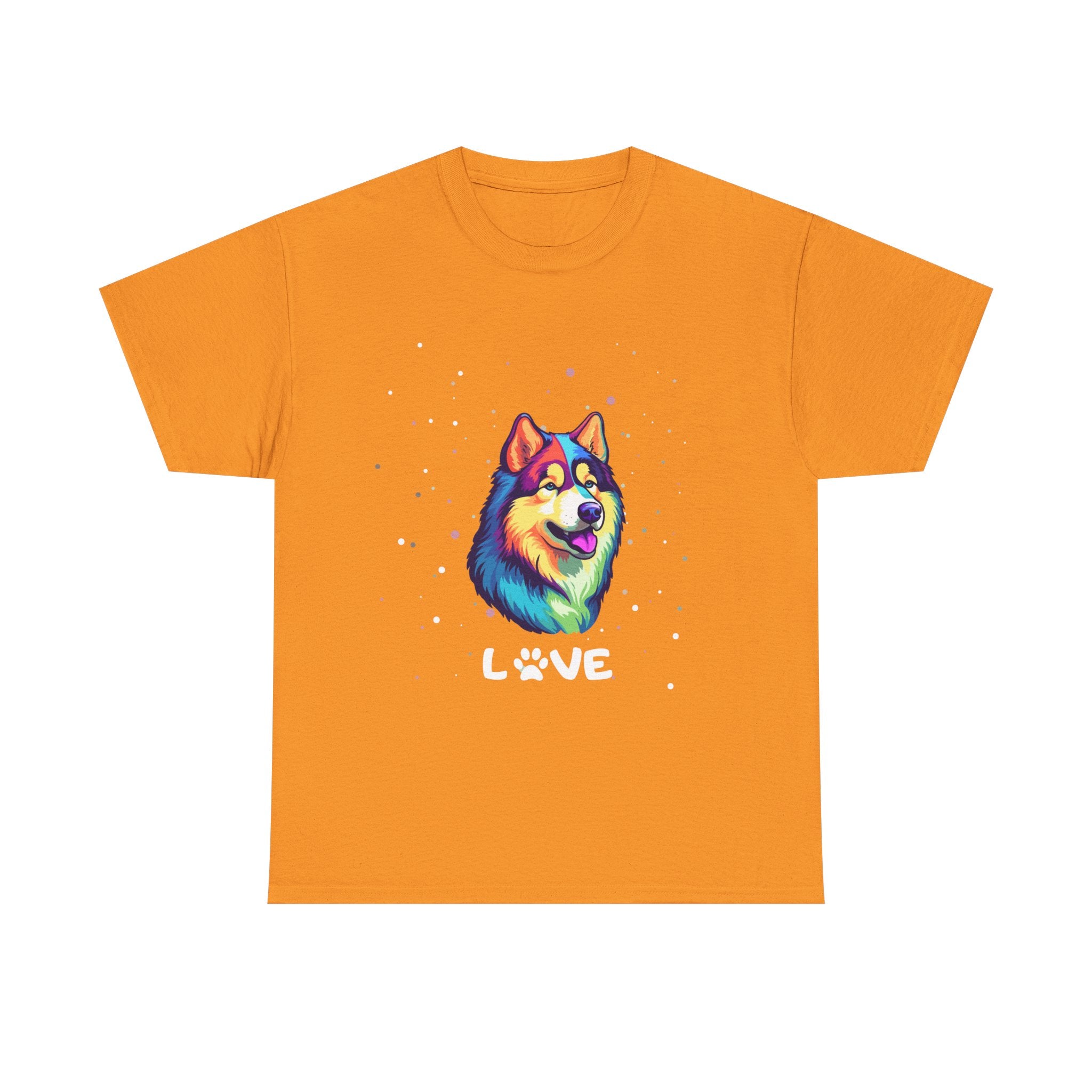 Dog T-Shirt: Alaskan Malamute Love