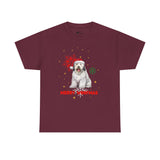 Christmas T-Shirt: Santa Hat Sheepdog