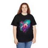 Love T-Shirt: Heart and Flower