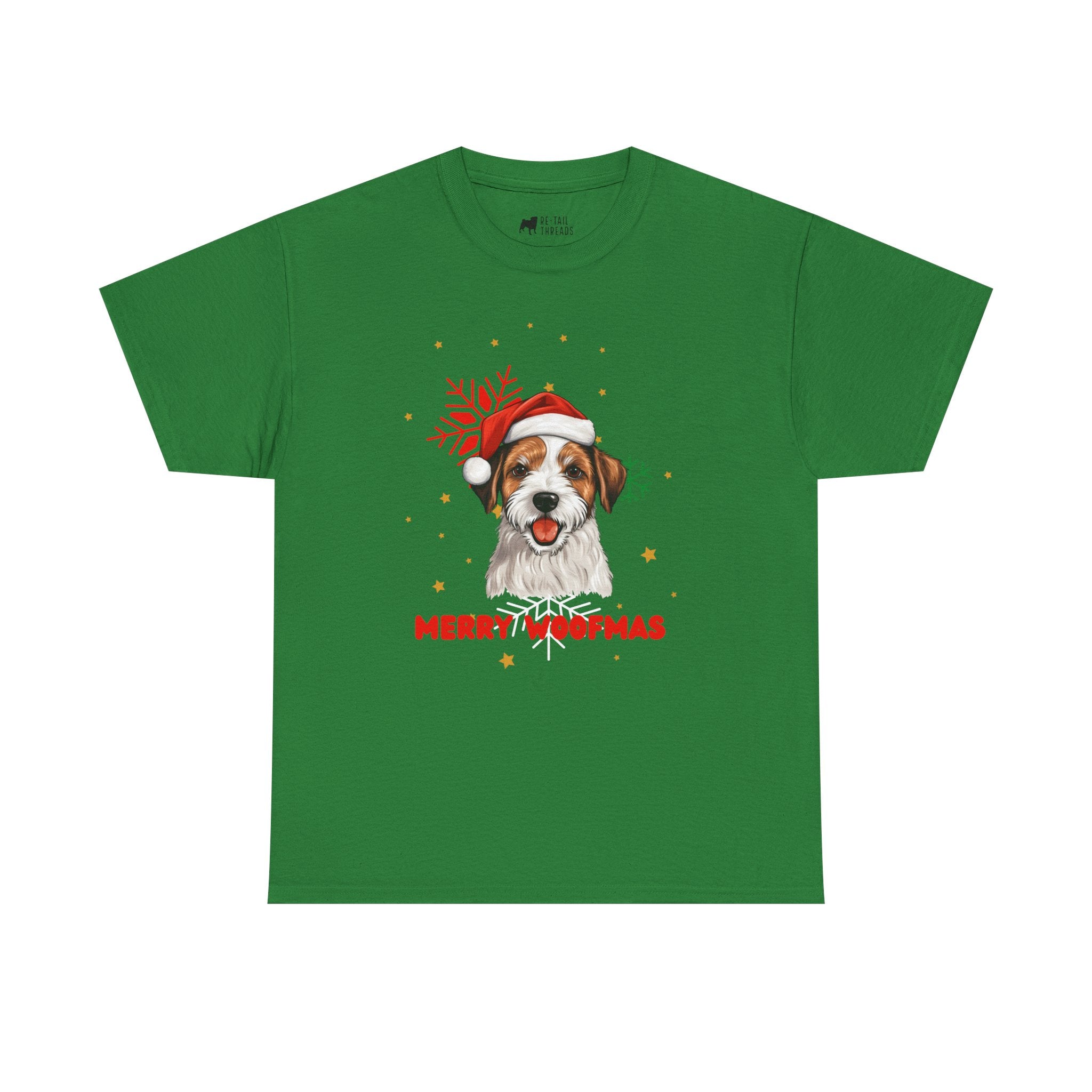 Christmas T-Shirt: Santa Hat Jack Russell Terrier