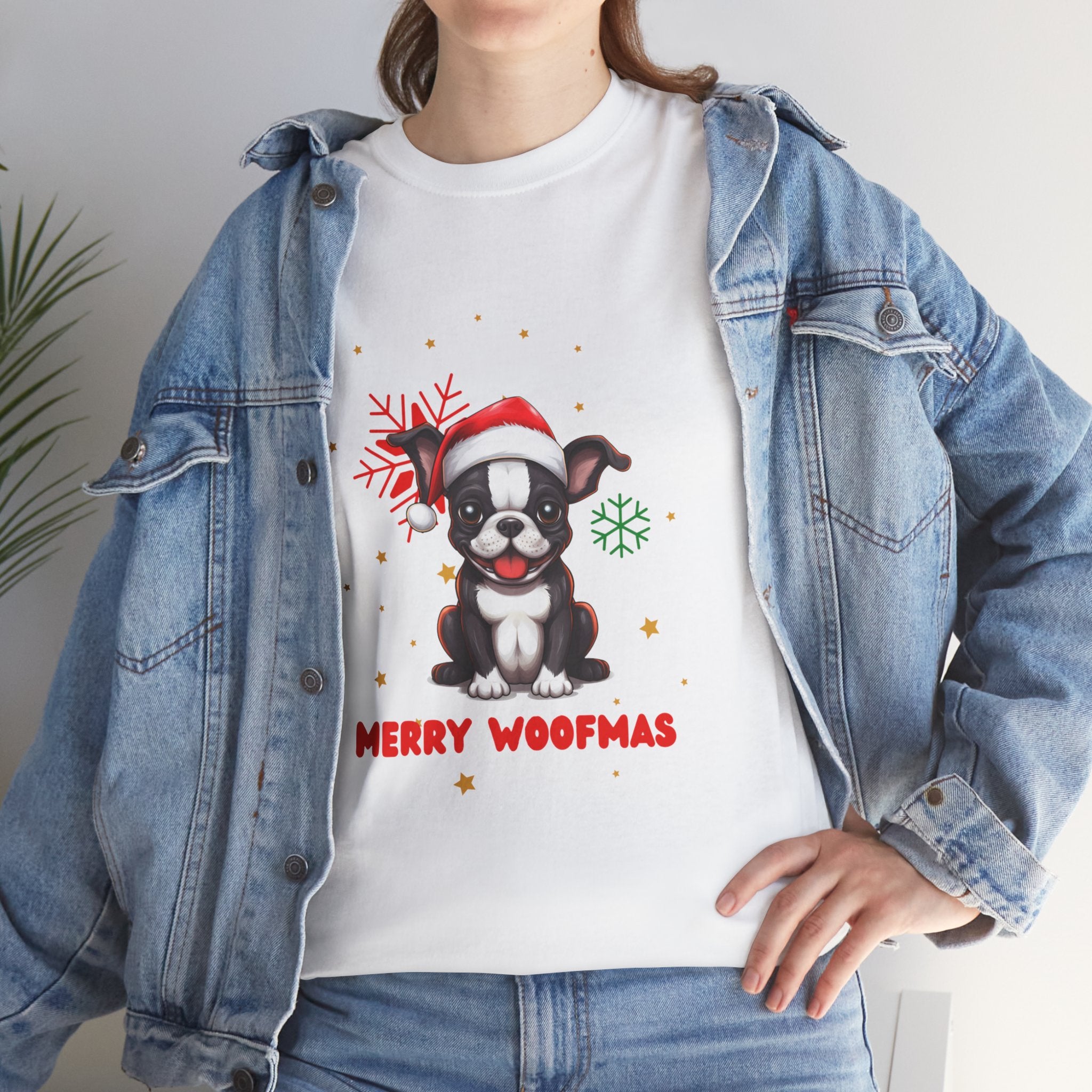 Christmas T-Shirt: Boston Terrier