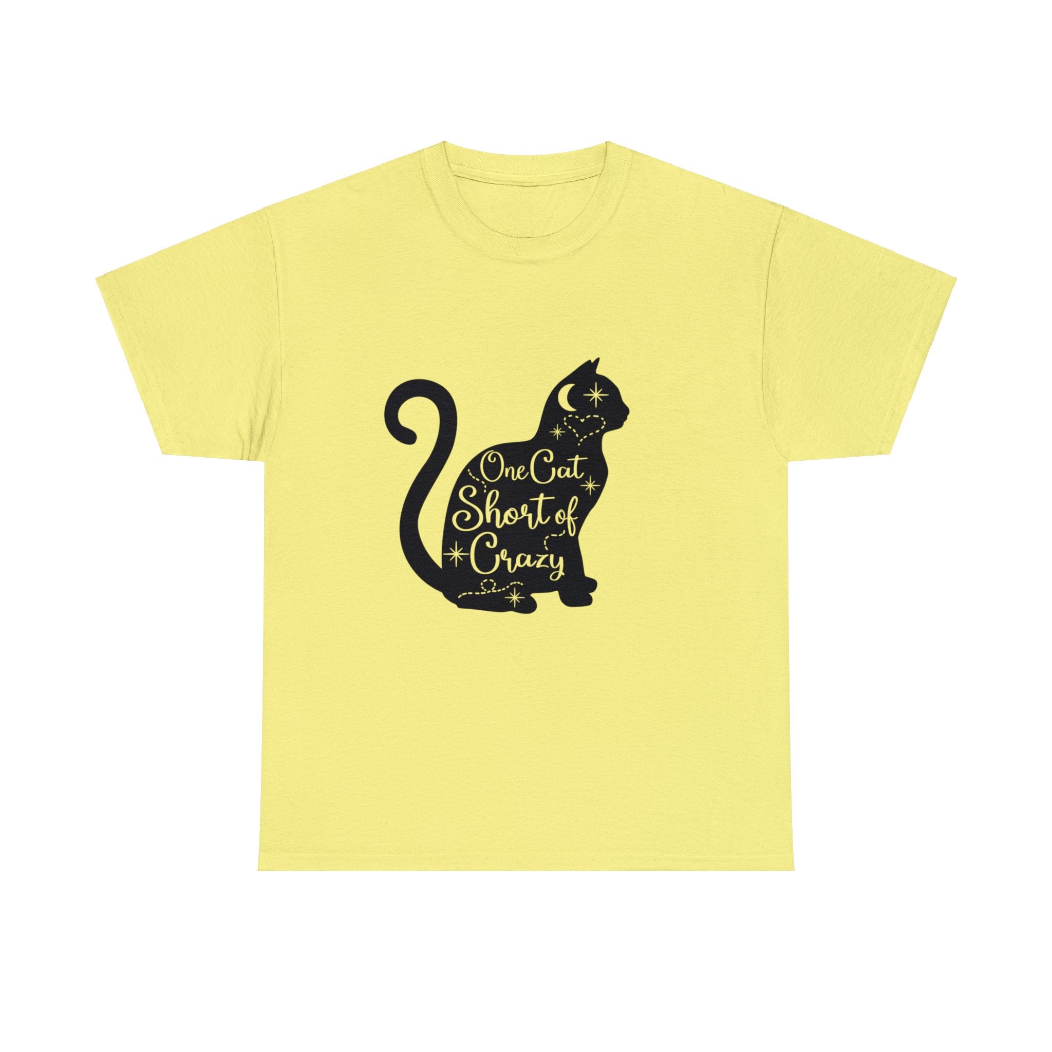 Cat T-Shirt: One Cat Short of Crazy #1