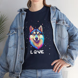 Dog T-Shirt: Husky Love