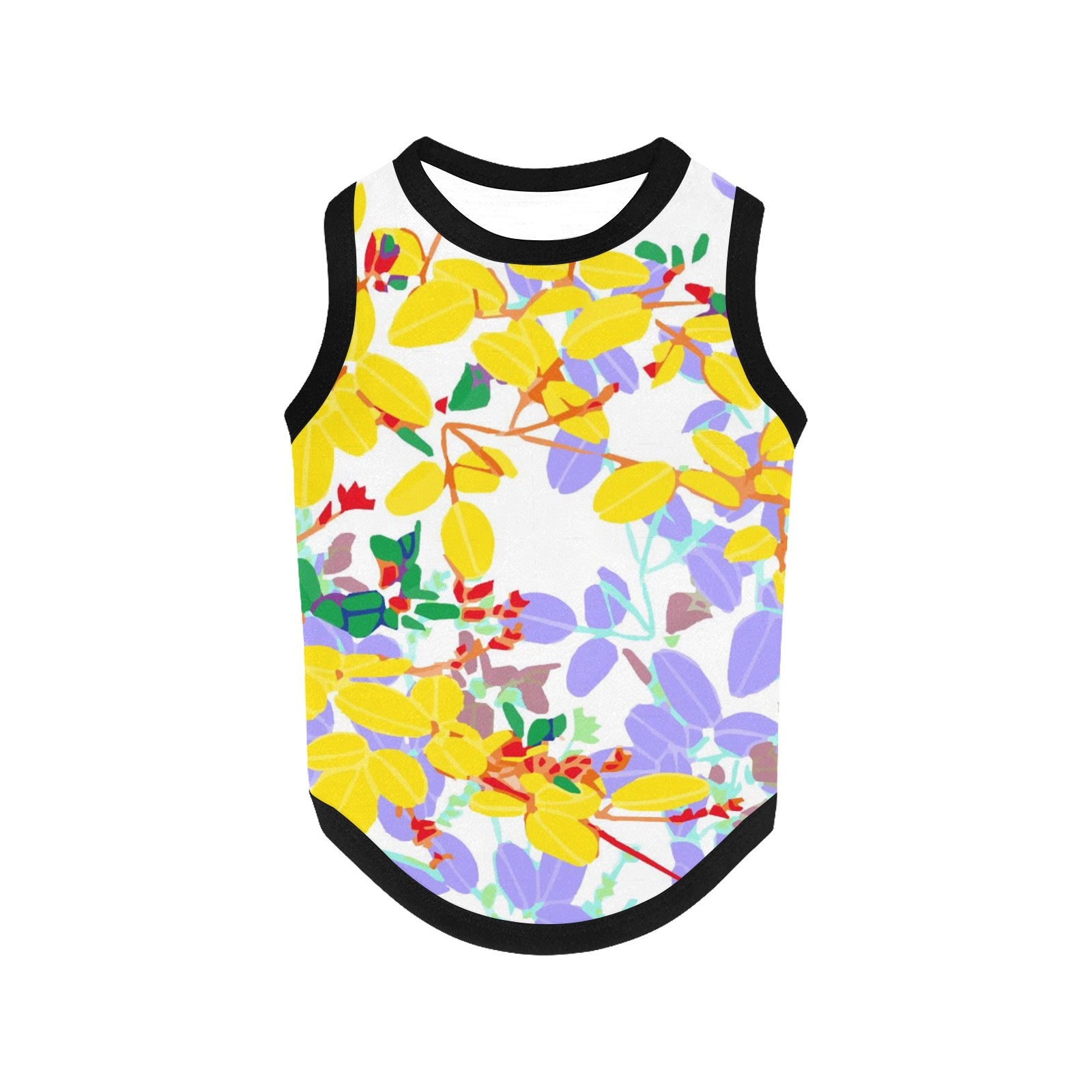 Colored Leaves Pet Tank Top