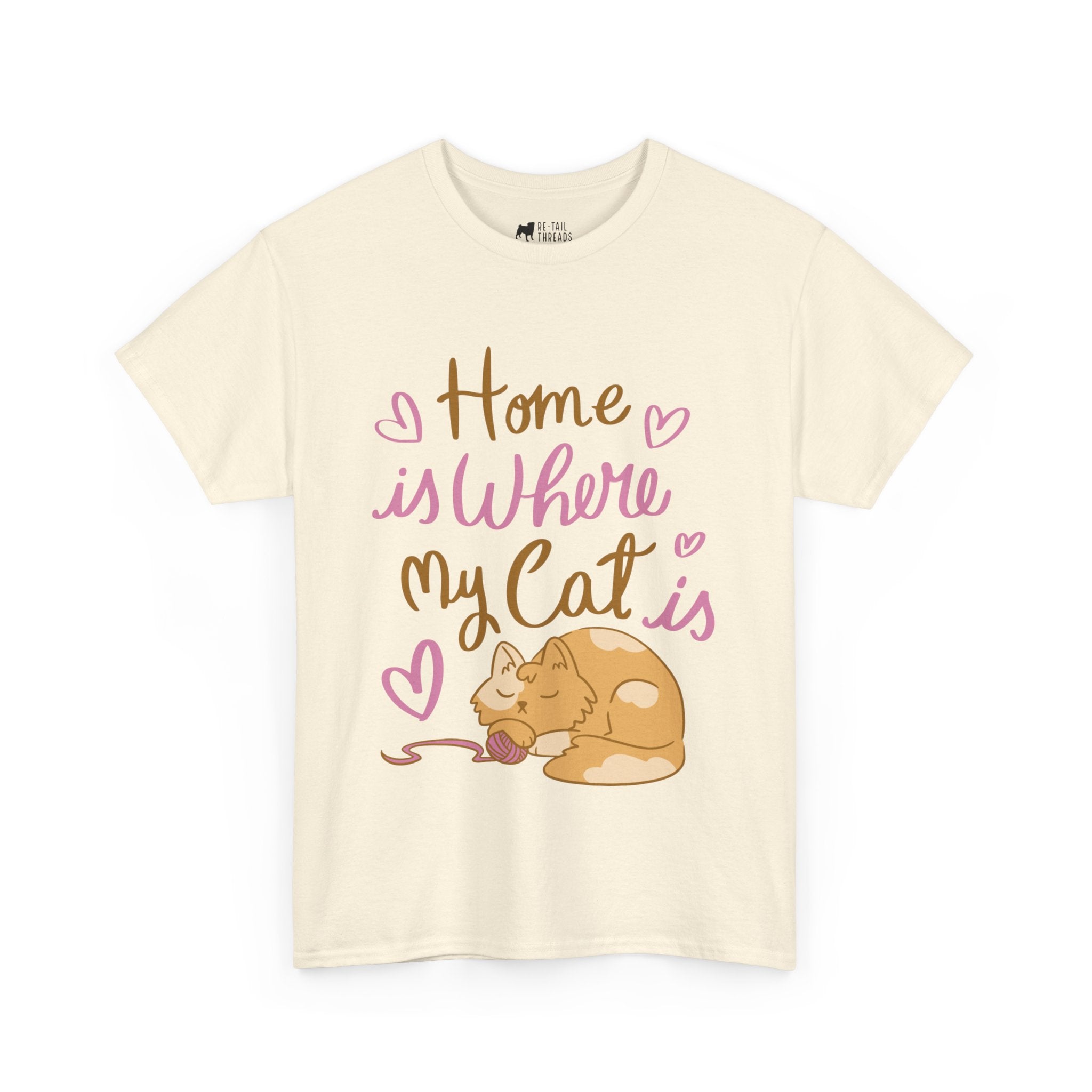 Cat T-Shirt: Home Is Where My Cat Is