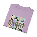Dog T-Shirt: Life Is Short Hug Your Dog